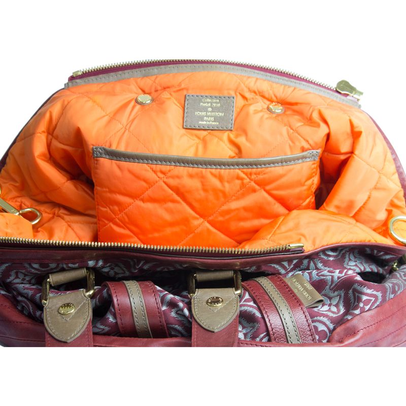 Bolsa-Louis-Vuitton-Aviator-Tecido-Vermelho