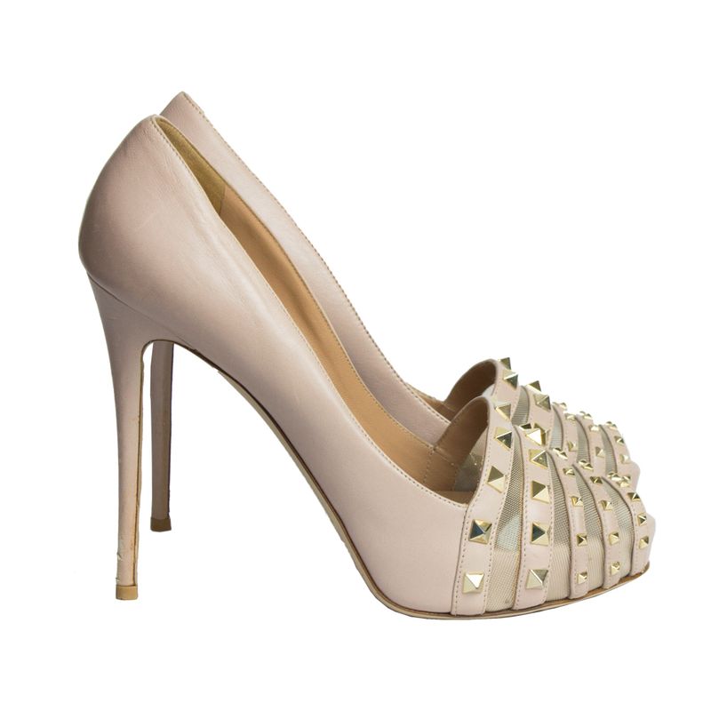 Peep-toe-Valentino-Rockstud-Rose
