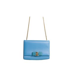 Bolsa Salvatore Ferragamo Ginny Crossbody Bag Turquesa