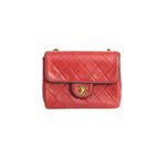 Bolsa-Chanel-Classic-Mini-Square-Vermelha-Lambskin