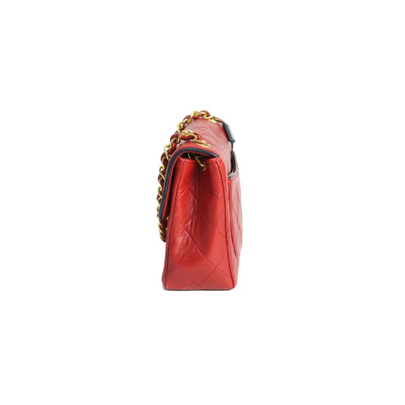 Bolsa-Chanel-Classic-Mini-Square-Vermelha-Lambskin