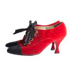 Bota-Chanel-Veludo-Preto-e-Vermelho