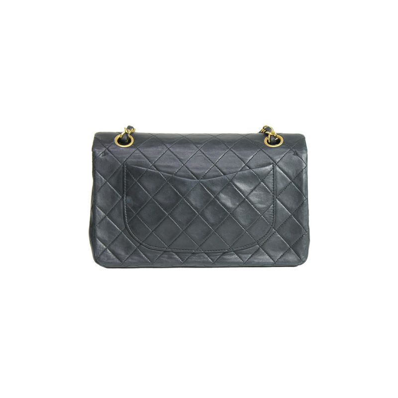 Bolsa-Chanel-Vintage-Classic-Flap-Lambskin-Preta