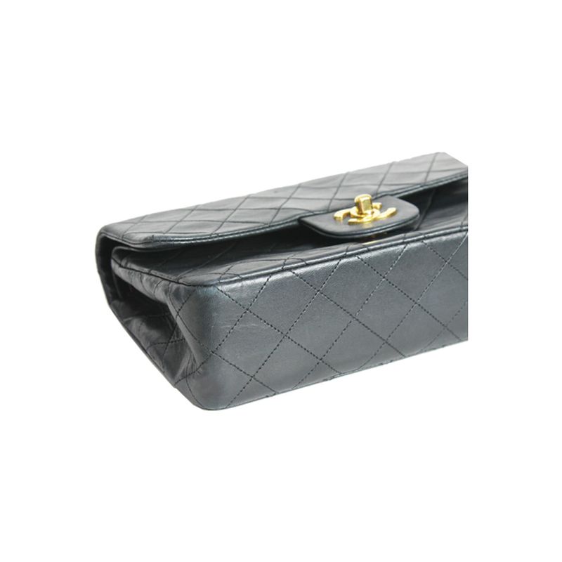 Bolsa-Chanel-Vintage-Classic-Flap-Lambskin-Preta