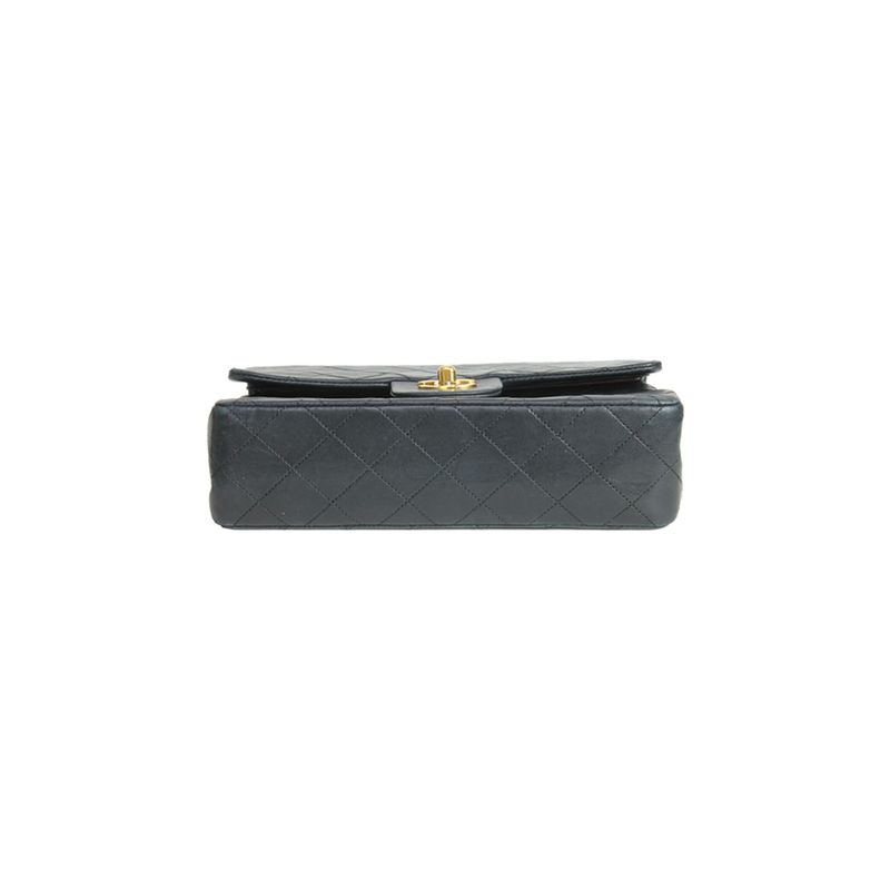Bolsa-Chanel-Vintage-Classic-Flap-Lambskin-Preta