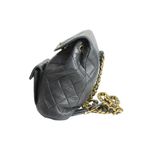 Mochila-Chanel-Vintage-Quilted-Couro-Preto-Alca-Corrente