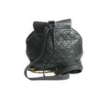 Mochila-Chanel-Vintage-Quilted-Couro-Preto-M
