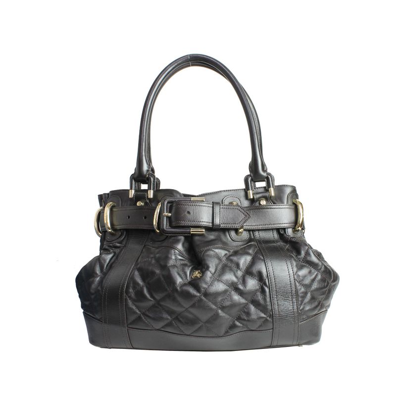 Bolsa-Burberry-Beaton-Couro-Marrom