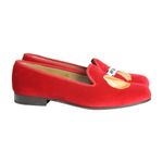 Slipper-Stubbs-and-Wootoo-Veludo-Vermelho-com-Bordado