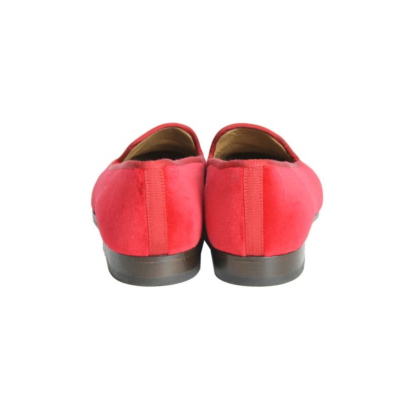 Slipper-Stubbs-and-Wootoo-Veludo-Vermelho-com-Bordado