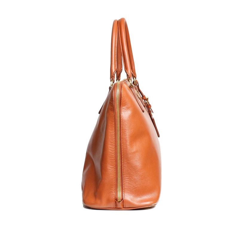 Bolsa-Prada-Saffiano-Laranja