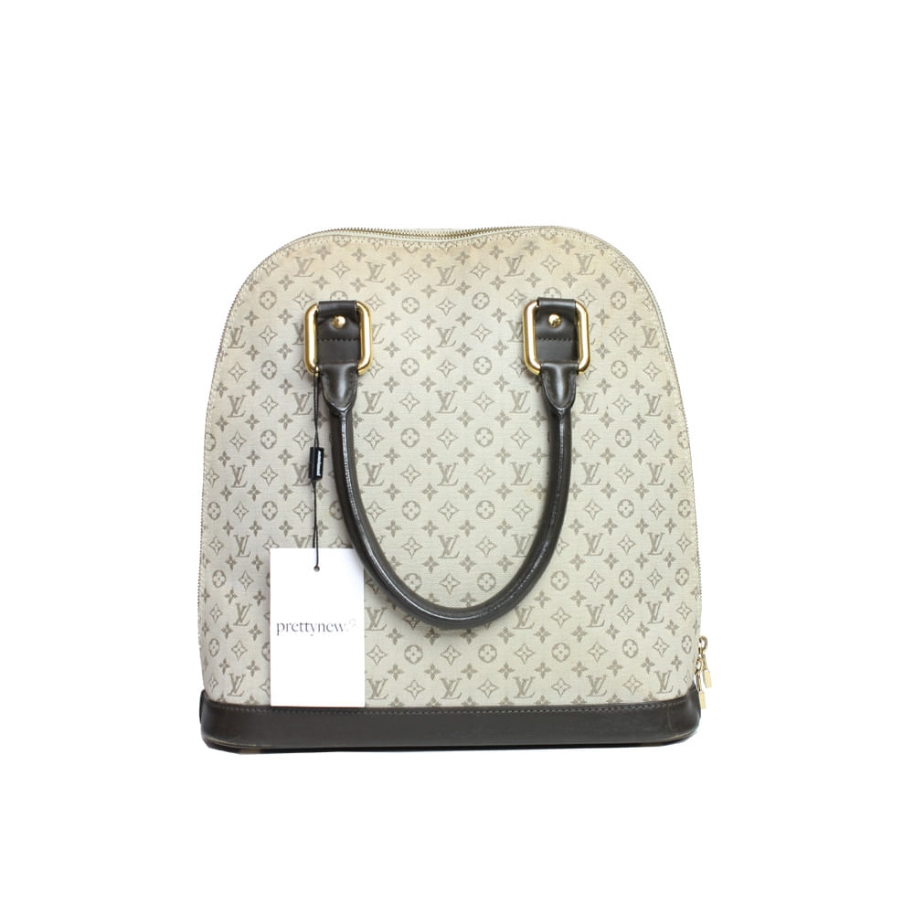 Louis Vuitton Louis Vuitton Alma Haut Khaki Monogram Mini Lin