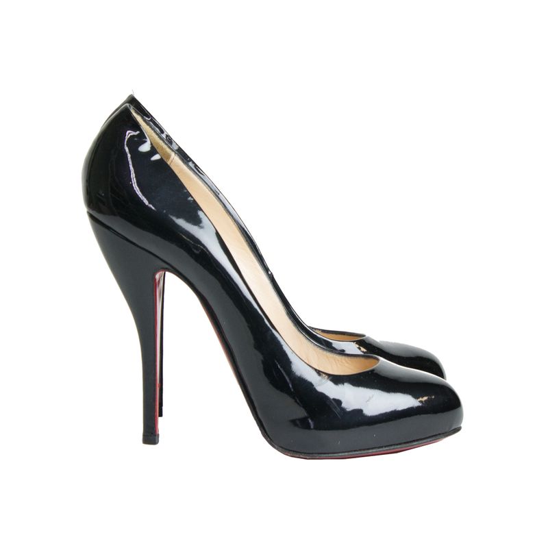 Scarpin-Christian-Louboutin-Verniz-Preto