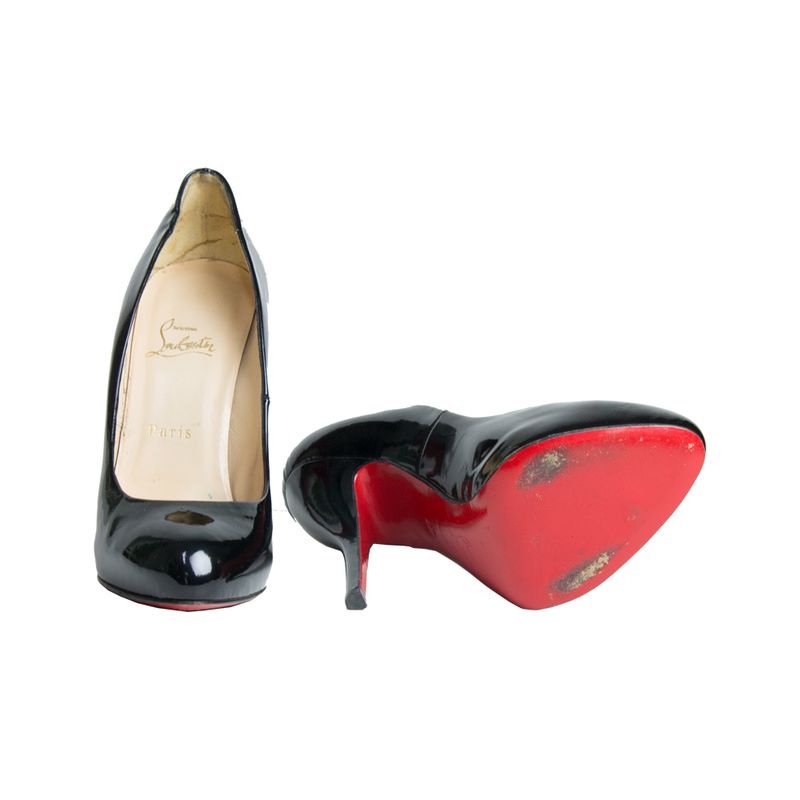 Scarpin-Christian-Louboutin-Verniz-Preto