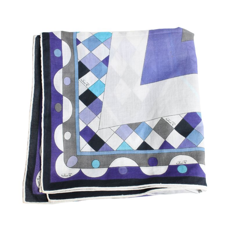 Lenco-Emilio-Pucci-Estampado-Roxo