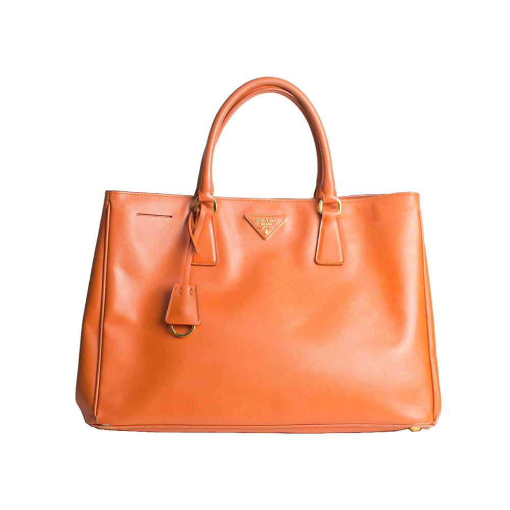 bolsas com alcas bolsa prada saffiano laranja - Busca na Personal Brecho,  desde 2008