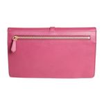 Clutch-Fendi-Trimmed-Pequin-com-Couro-Rosa