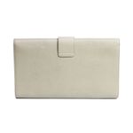 Clutch-Saint-Laurent-Chyc-Flap-Bege-e-Tartaruga