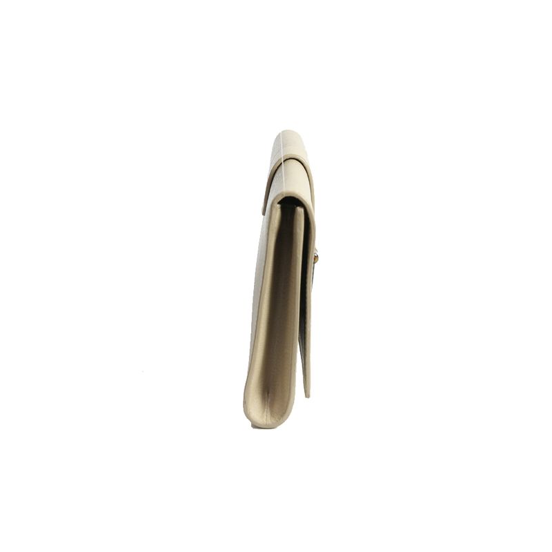 Clutch-Saint-Laurent-Chyc-Flap-Bege-e-Tartaruga