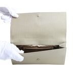 Clutch-Saint-Laurent-Chyc-Flap-Bege-e-Tartaruga