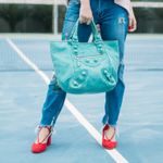 Bolsa-Balenciaga-Turquesa-Verso