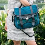 Bolsa-Proenza-Schouler-Tecido-Azul-e-Verde