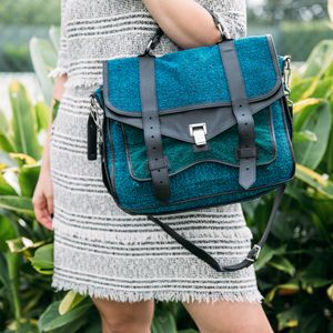 Bolsa Proenza Schouler Tecido Azul e Verde