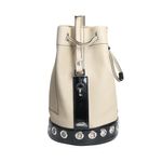 bolsa-kenzo-bucket-bege-e-preta-com-tachas