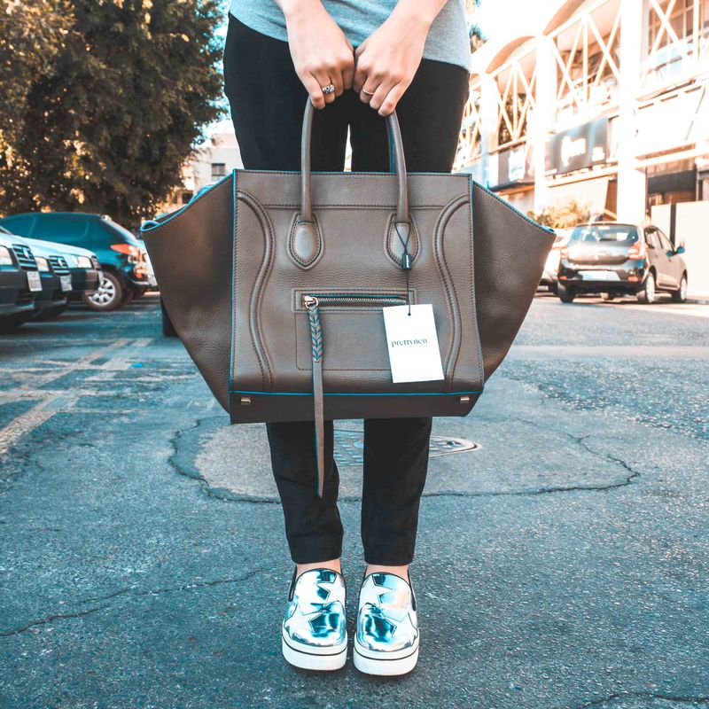 Bolsa-Celine-Phantom-Medium-Marrom