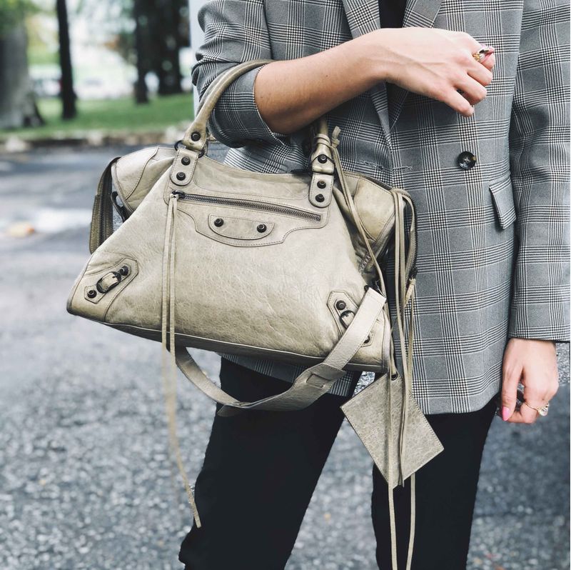 Bolsa-Balenciaga-Classic-City-Cinza-Rato