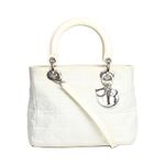 bolsa-lady-dior-off-white-tecido