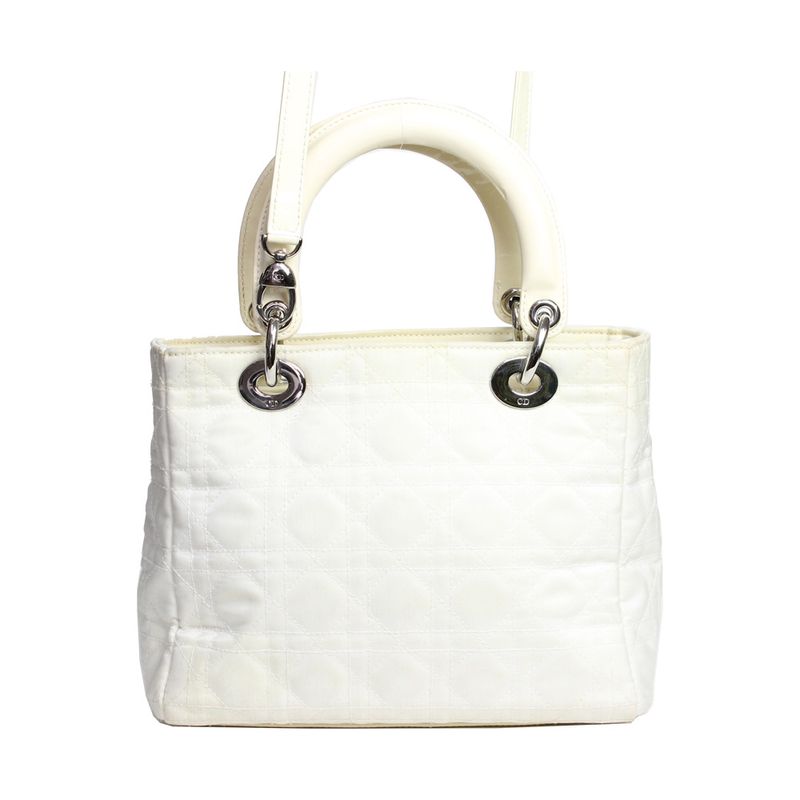 bolsa-lady-dior-off-white-tecido