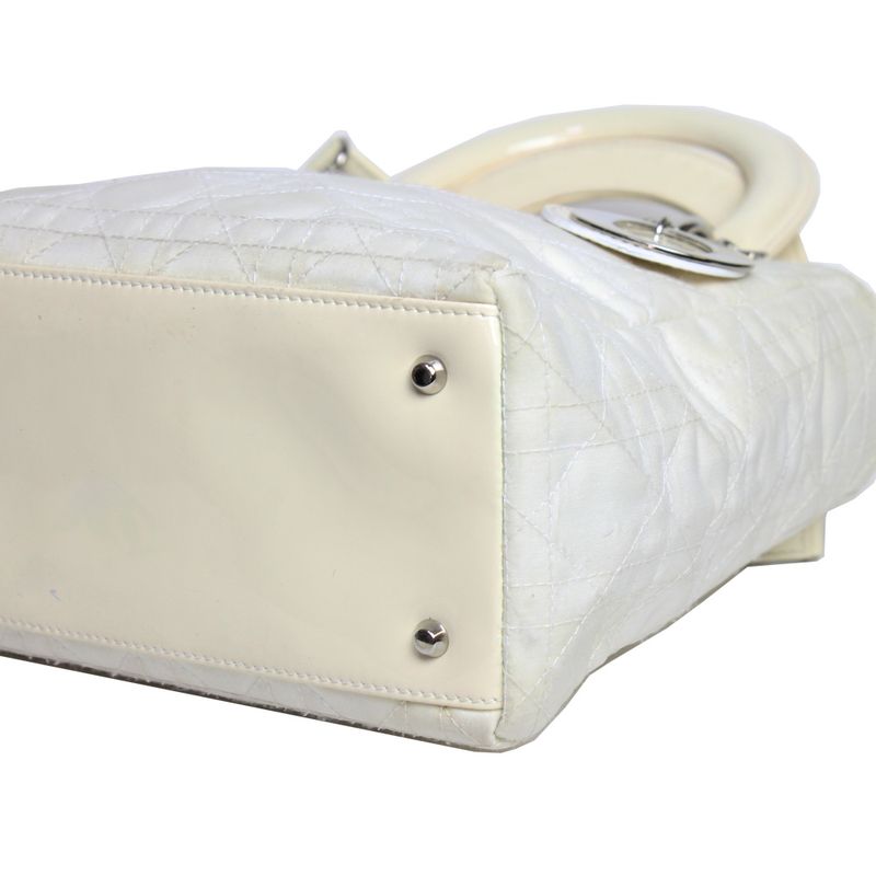 bolsa-lady-dior-off-white-tecido