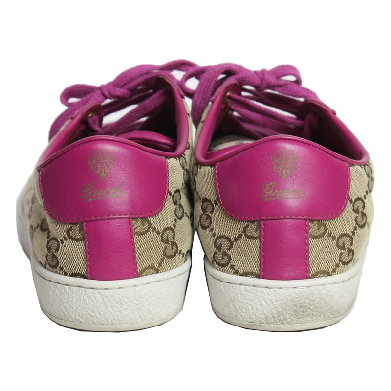 tenis-gucci-canvas-com-couro-roxo