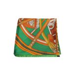 lenco-hermes-carre-twill-de-seda-90-verde-e-laranja