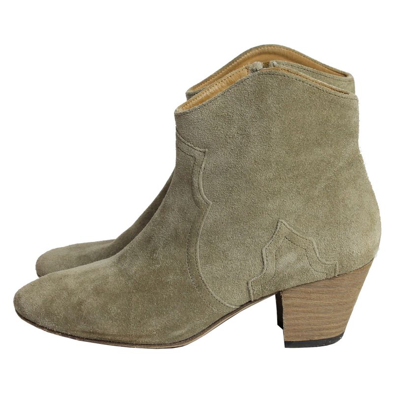 Bota-Isabel-Marant-Camurca-Bege