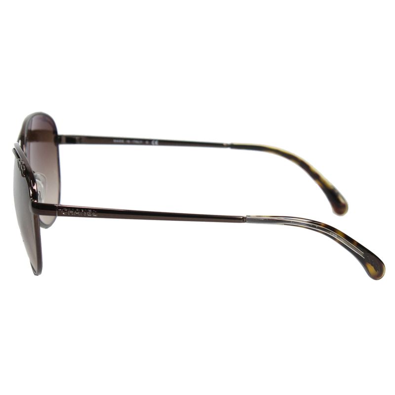 Oculos-Chanel-Metal-Marrom