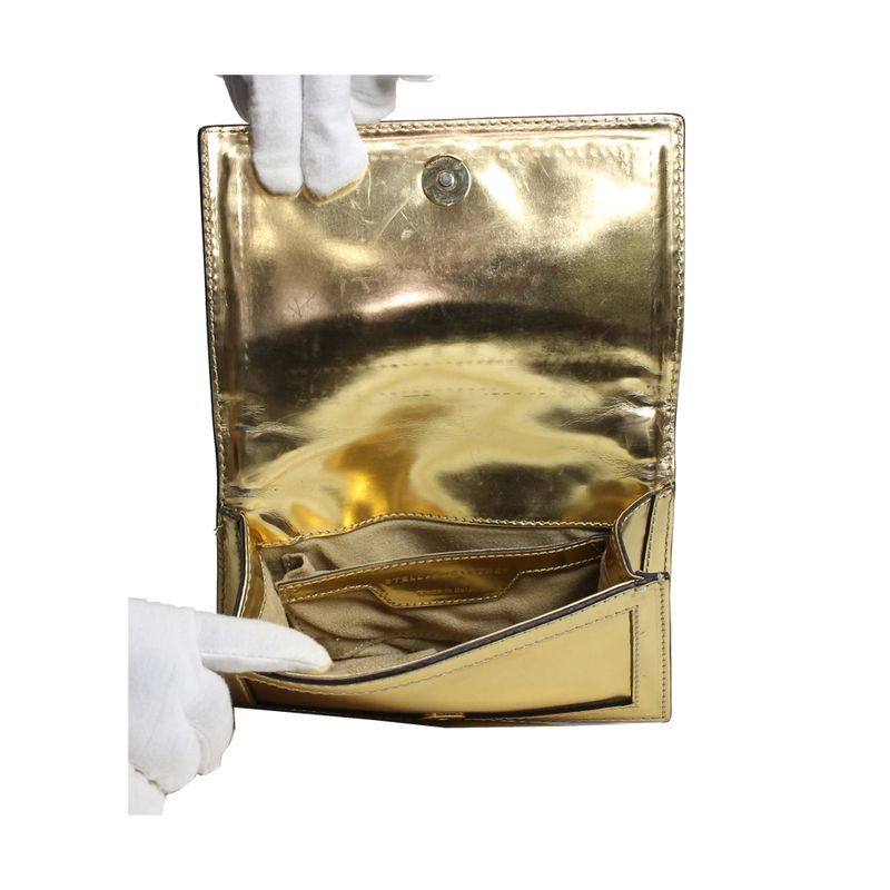 bolsa-stella-mccartney-mini-dourada