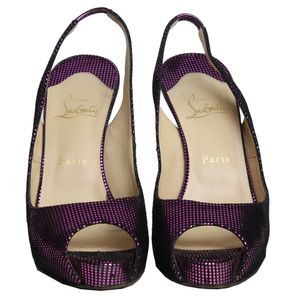 Peep Toe Christian Louboutin Disco Pink