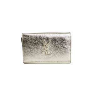 Clutch Saint Laurent Dourada