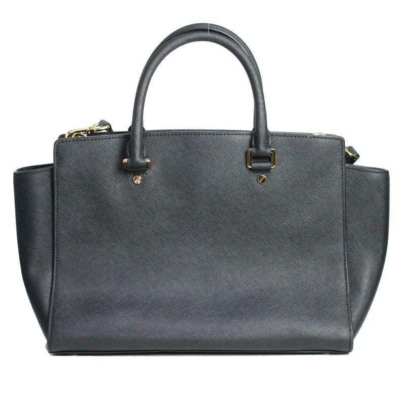 Bolsa-Michael-Kors-Selma-Saffiano-Preto