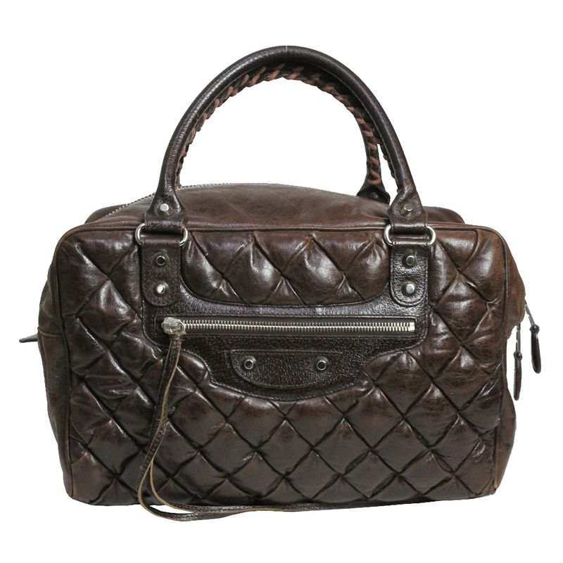 Bolsa-Balenciaga-Motorcross-Matelasse-Vinho