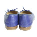 Sapatilha-Chanel-Couro-Azul-e-Dourado