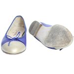 Sapatilha-Chanel-Couro-Azul-e-Dourado