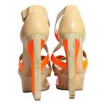 Sandalia-Casadei-Laranja-e-Nude
