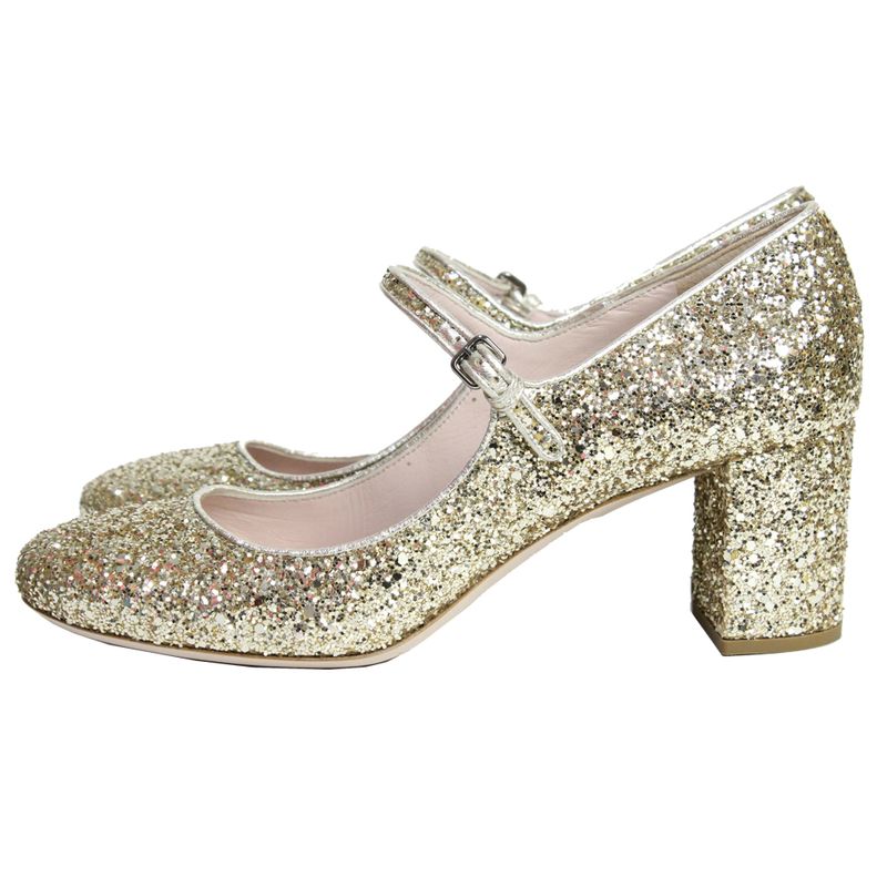 Sapato-Miu-Miu-Mary-Jane-Glitter-Dourado