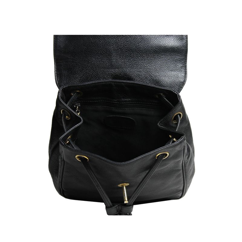 Mochila-Chanel-Vintage-Couro-Preto