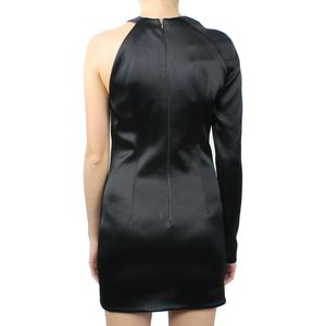 Vestido Anthony Vaccarello Assimétrico Preto