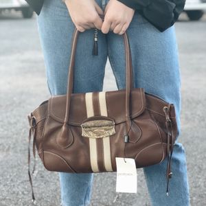 Bolsa Prada Leather Marrom