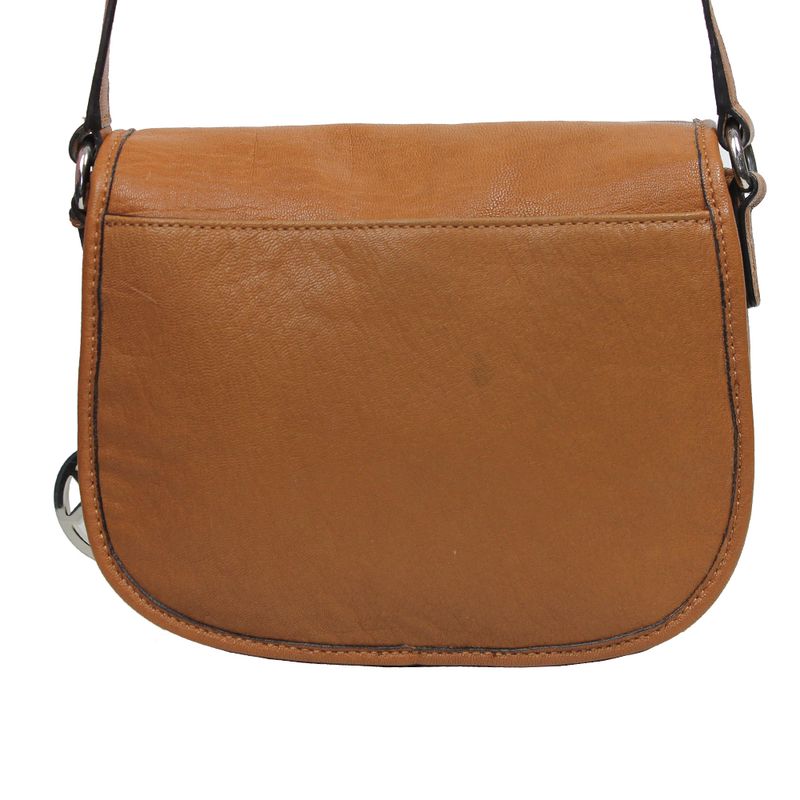 bolsa-michael-kors-flap-couro-caramelo